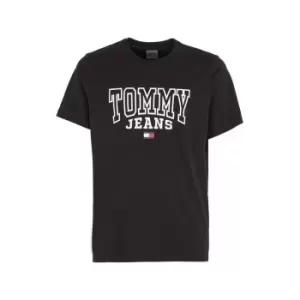 Image of Tommy Jeans Tjm Rglr Entry Graphic Tee - Black