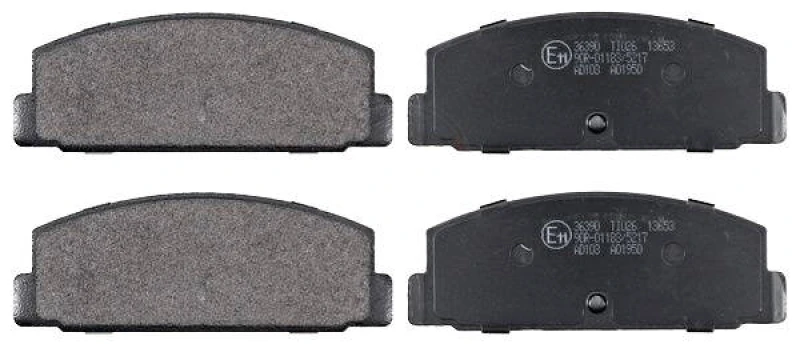 Image of A.B.S. 36390 Brake pad set without integrated wear sensor Brake Pad Set,disc brake (402)