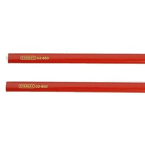 Image of Stanley Tools Carpenter's Pencils for Wood (Pack 2)