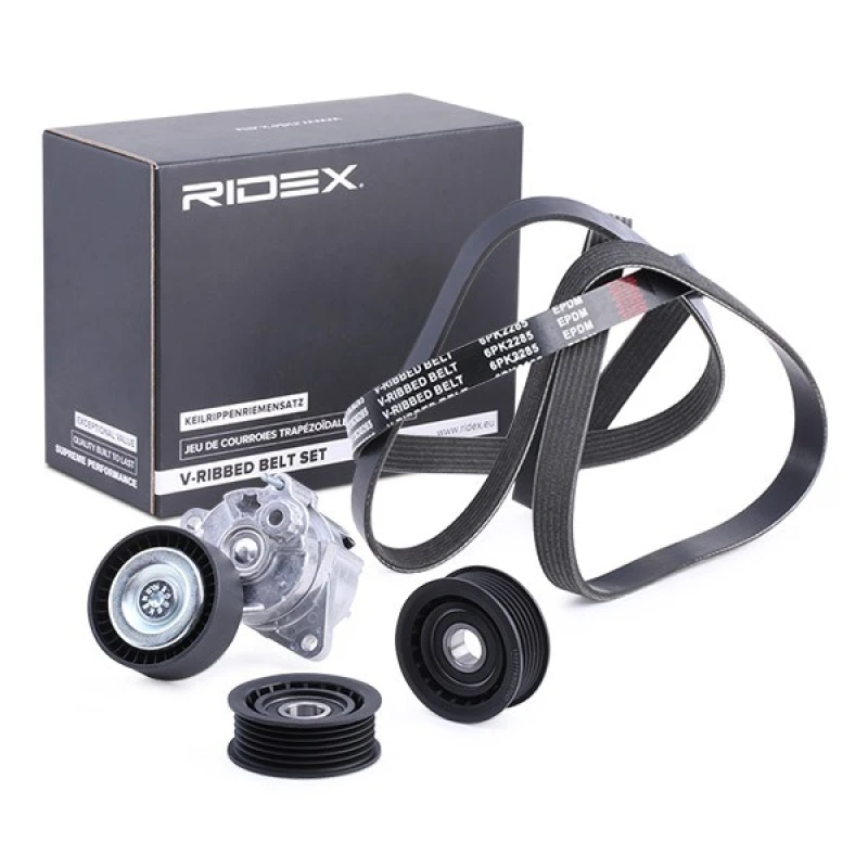 Image of RIDEX 542R0995 V-ribbed belt set V-Ribbed Belt Set (542)