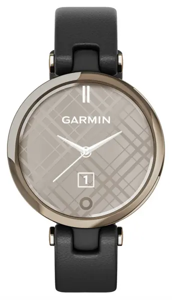 Image of Garmin 010-02384-B1 Lily Classic Edition Cream Gold Bezel Watch