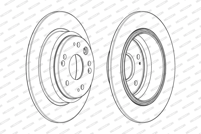 Image of Brake disc FERODO DDF1894C
