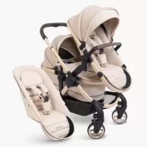 Image of iCandy Peach 7 Double Pushchair And Carrycot - Biscotti