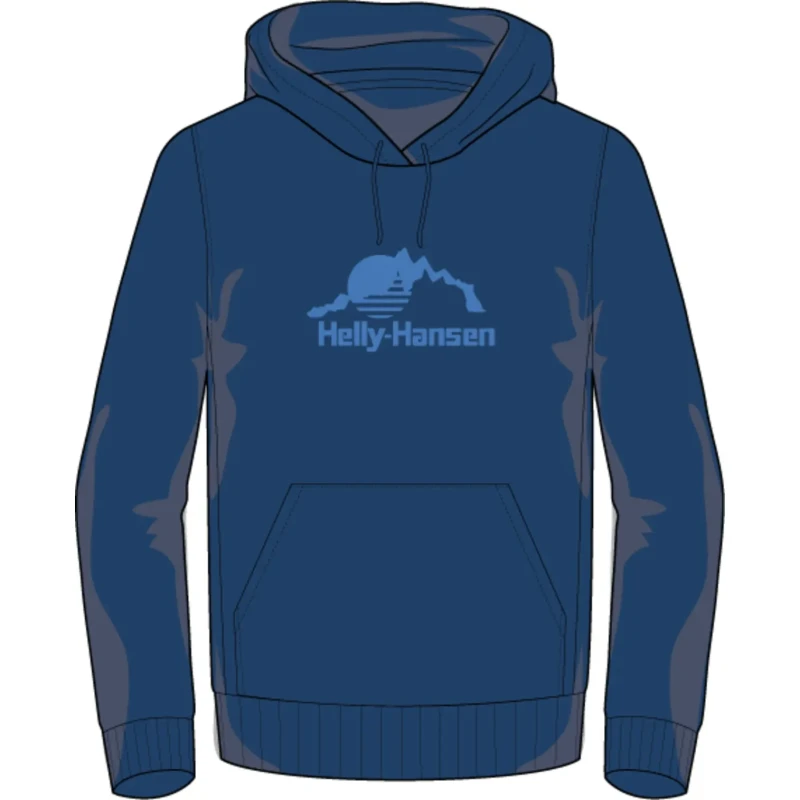 Image of Helly Hansen Nord Graphic Hoodie Bleu Male M
