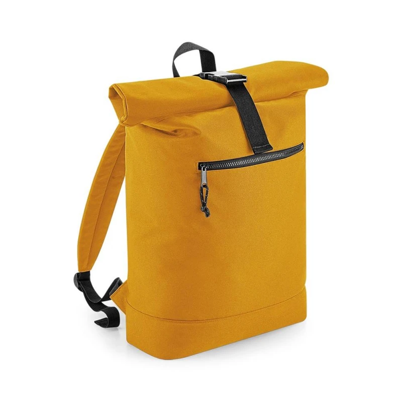 Image of Bagbase Mens Roll-Top Backpack in Mustard Mustard Male