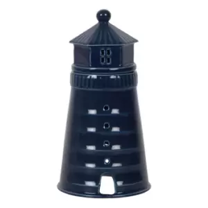 image of Blue Ceramic Lighthouse Oil Burner