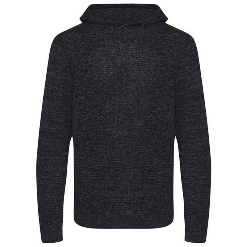Image of AWDis AWDis Men Iguazu Knitted Hoodie in Grey Size: X-Small Grey XS Male 5063425904099