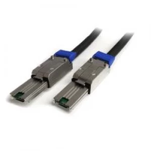 image of StarTech.com 2m External Mini SAS Cable - Serial Attached SCSI SFF-8088 to SFF-8088