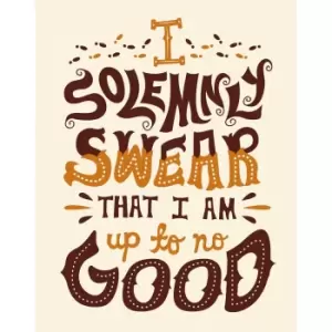 Image of Harry Potter 'I Solemnly Swear' Art Print