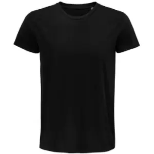 Image of SOLS Unisex Adult Pioneer Organic T-Shirt (XS) (Deep Black)