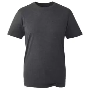 Image of Anthem Mens Marl Organic T-Shirt (5XL) (Dark Grey)
