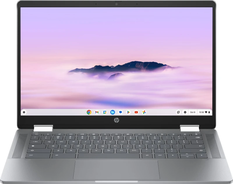 Image of HP 14" OmniBook 5 Intel Core i3, 8GB RAM, 128GB, UFS, Full HD, Chromebook - Meteor Silver