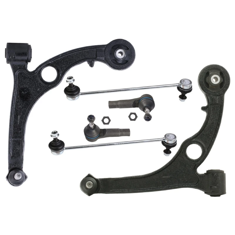 Image of RIDEX 772S0415 Control arm repair kit Front Axle, Control Arm Cast Iron, Steel Suspension Kit (772)