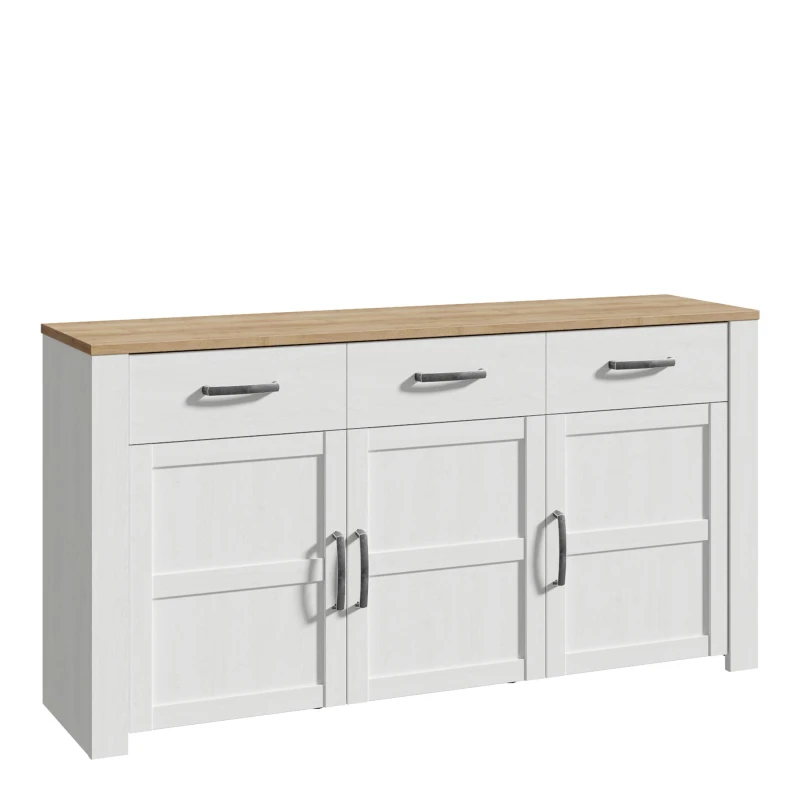 Image of Furniture To Go Bohol Sideboard In Riviera Oak/white