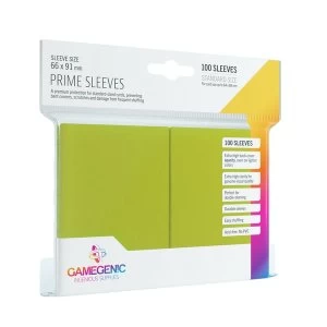 Image of Gamegenic Prime Lime - 100 Sleeves