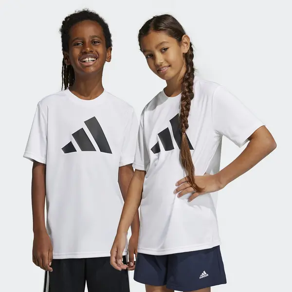 Image of Logo Print T-Shirt with Short Sleeves