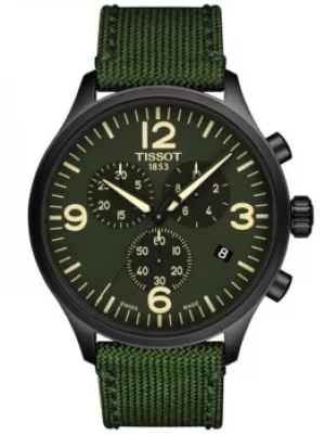 image of Tissot Mens Chrono Xl Fabric Strap Watch T116.617.37.097.00