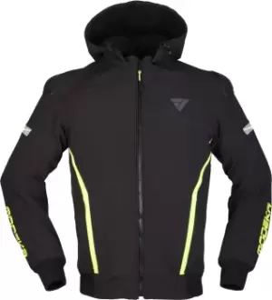 Image of Modeka Clarke Sport Motorcycle Jacket, black-yellow, Size 2XL, black-yellow, Size 2XL