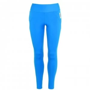 image of adidas Womens Brilliant Basics Leggings Slim - Glory Blue