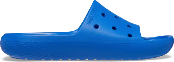 Image of Crocs Unisex Classic 2.0 Slides Blue Bolt W8/M7