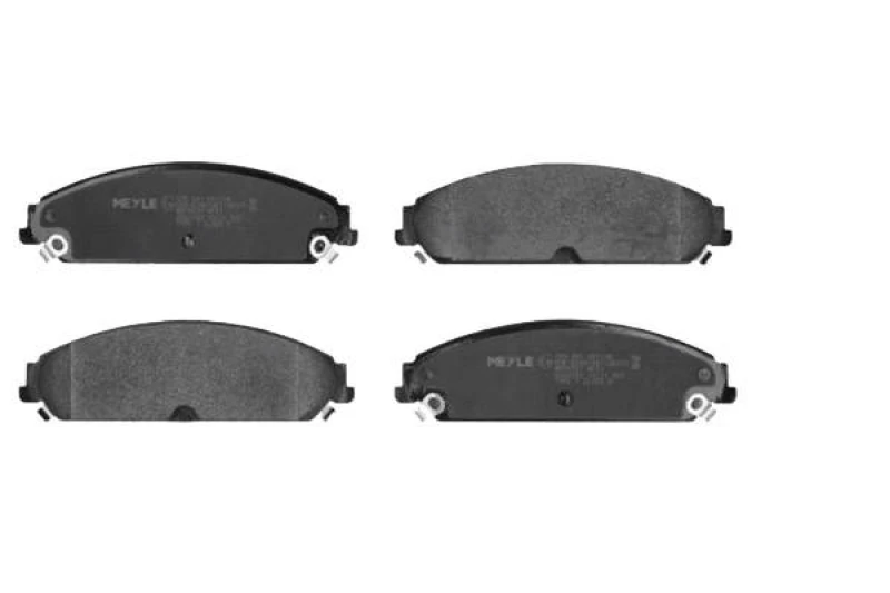 Image of MEYLE 025 241 6417/W Brake pad set Front Axle, with acoustic wear warning, Original Quality, with anti-squeak plate Brake Pad Set,disc brake (402)