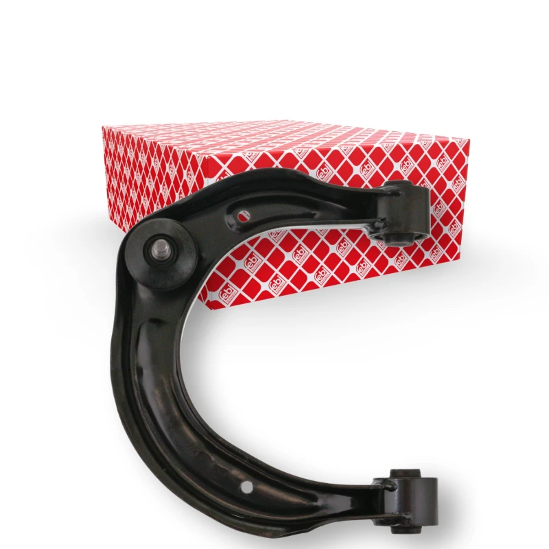 Image of FEBI BILSTEIN 41696 Suspension arm Control Arm, Sheet Steel, Upper, with rubber mount Sheet Steel Track Control Arm (273)