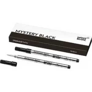 Image of Mont Blanc Mystery Black Rollerball Twin Pack Refill - Fine Nib