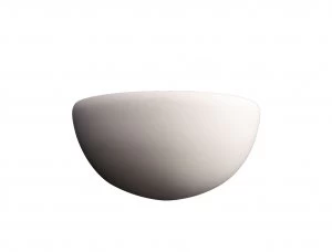 Image of Wickes Quarter Sphere Wall Mounted Uplighter