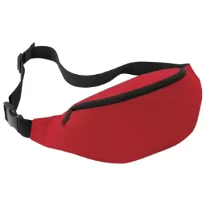 Image of Bagbase Adjustable Belt Bag (2.5 Litres) (One Size) (Classic Red)