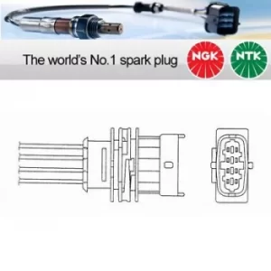 Image of 1x NGK Lambda NTK Oxygen 02 Lambda Sensor OZA457-EE11 (94625)