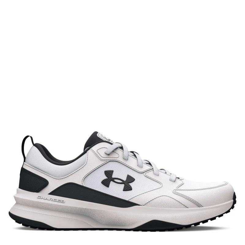 Image of Under Armour Charged Edge Training Shoes Mens White/Black male 10 (45)