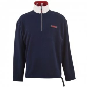 image of Perry Ellis Half Zip Sweatshirt - Navy