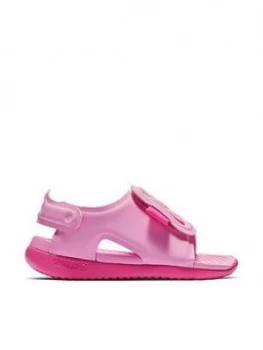 Image of Nike Sunray Adjust Childrens Sandal, Pink, Size 7