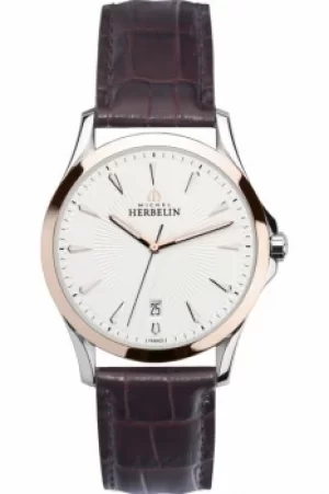 Image of Mens Michel Herbelin Inspiration Lyre Watch 12213/TR12MA