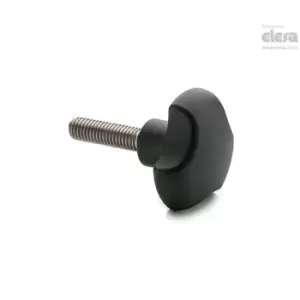 Image of ELESA Solid knob-VTT.40-SST-p-M6x20