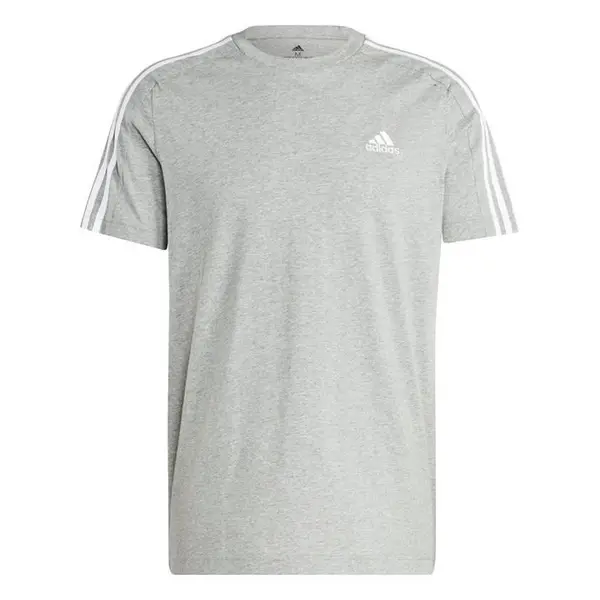 image of adidas Essentials 3-Stripes T-Shirt Mens - Grey 2XL