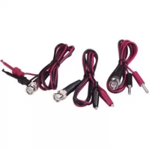 VOLTCRAFT BNC test lead set 0.80 m Black, Red