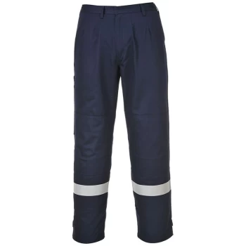 image of Portwest - FR26NARL - sz L Bizflame Plus Trouser - FR26 Navy Regular