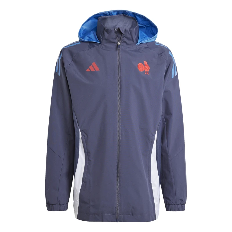 Image of adidas Ffr Aw Rain J M Anorak Mens Shadow Navy male 2XL