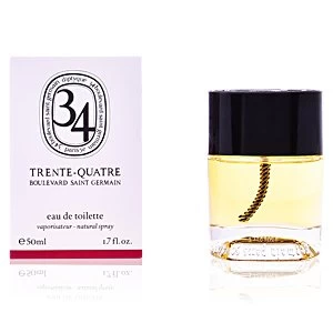 Diptyque 34 Boulevard Saint Germain Trente - Quatre Eau de Toilette Unisex 50ml