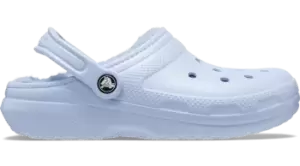 Image of Crocs Classic Lined Clogs Unisex Blue Calcite W4/M3