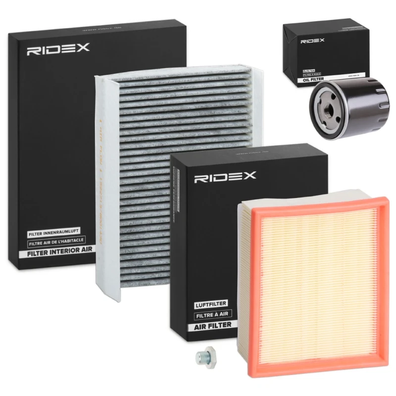Image of RIDEX 4055F0276 Filter Set with air filter Filter Set (4055)
