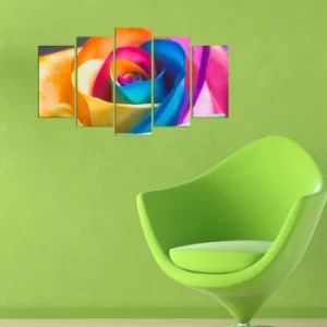 Image of 5PMX-132 Multicolor Decorative MDF Painting (5 Pieces)