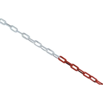 image of 8MM X 25M Red & White Chain Pack