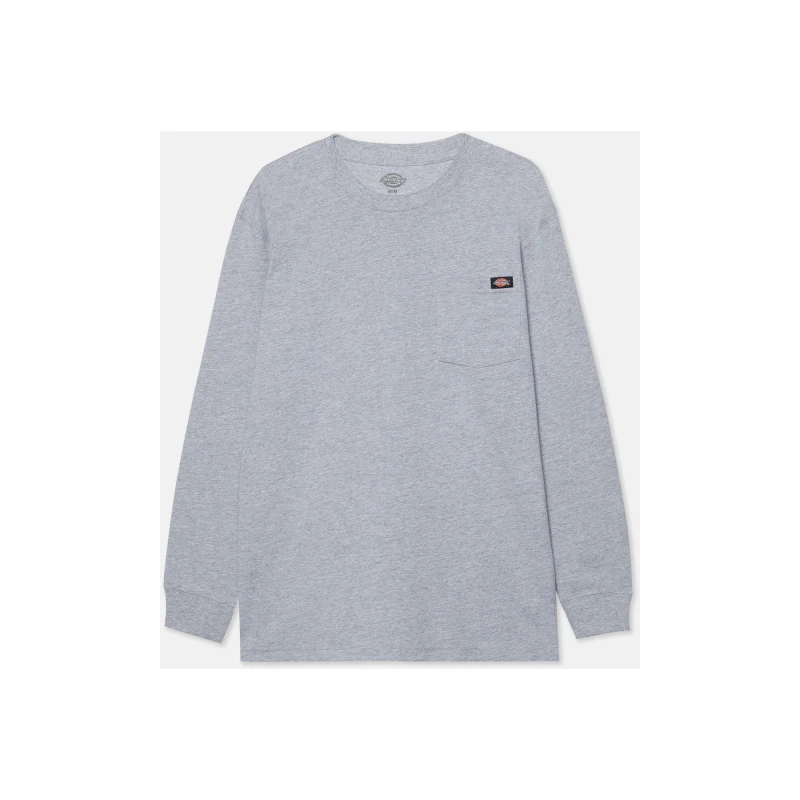 Image of Dickies Pocket Tee Long Sleeve Charcoal