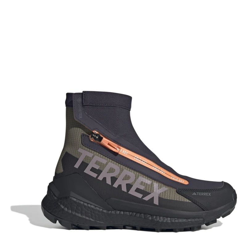 Image of adidas Womens Terrex Free Hiker Non-Waterproof Hiking Shoes Olive Strata female 4 (36.7)