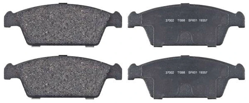 Image of A.B.S. 37002 Brake pad set without integrated wear sensor Brake Pad Set,disc brake (402)