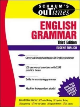 Image of Schaums Outline of Theory and Problems of English Grammar by Eugene Ehrlich Book