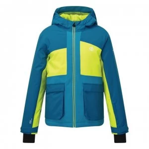 Image of Dare2B Esteem Waterproof Ski Jacket - PtrlBlu/Lime