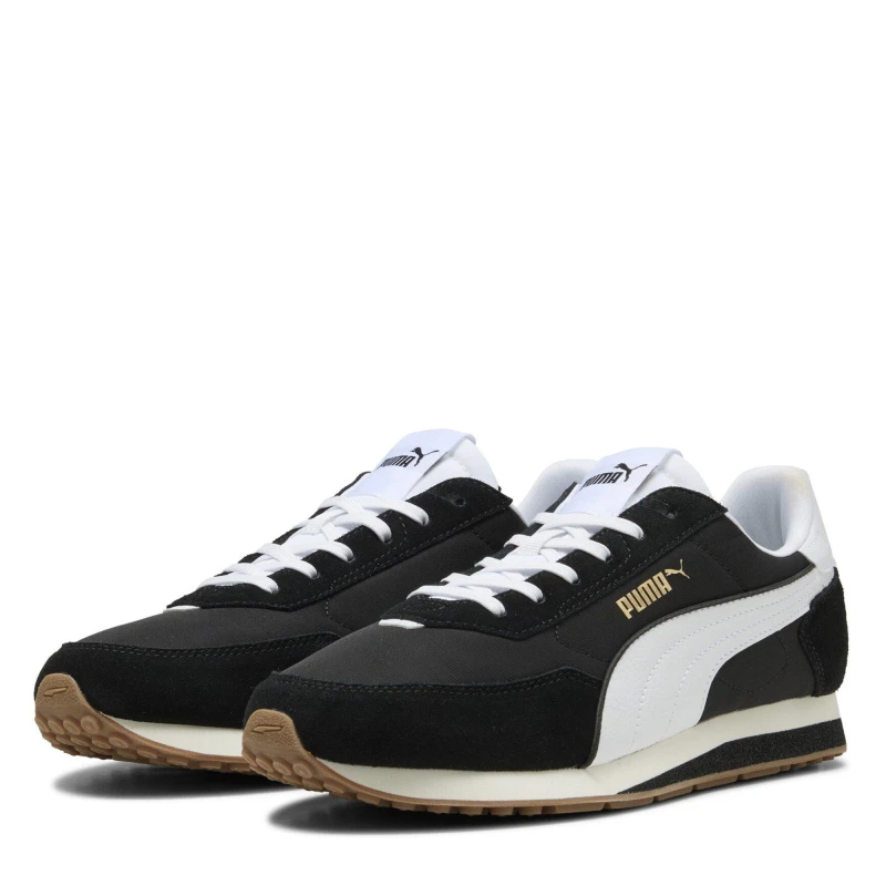 Image of Debenhams Debenhams Men St Miler Rise Black/White Size: 8 Black 8 Male 4069156603394